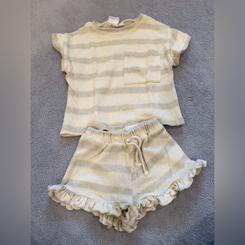 Zara kids Knit Short Set